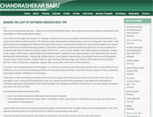 Tablet Screenshot of chandrashekar.info